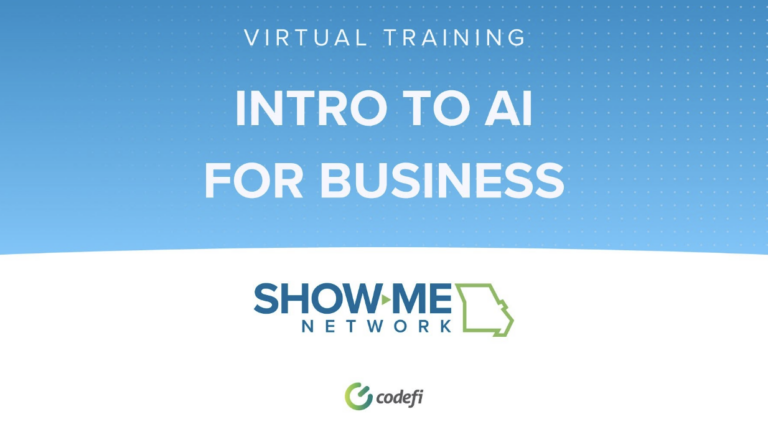 Intro to AI for Business Event – August 6 and August 13